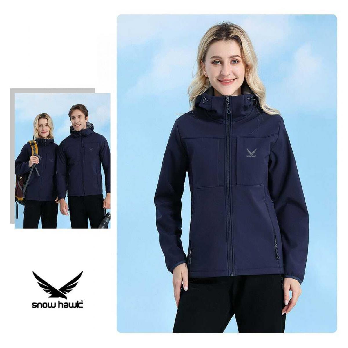   کاپشن وینداستاپر زنانه 68080 سرمه ای -  women’s windstopper jacket code 68080